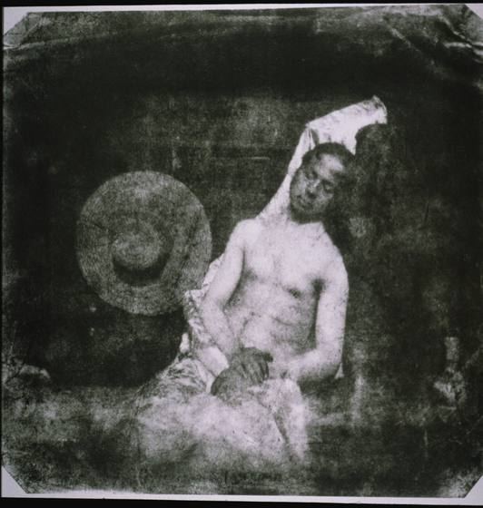Hippolyte Bayard, Autoportrait en noyé, 1840