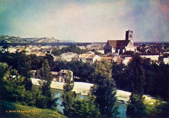 Louis Ducos du Hauron, Vue d’Agen, 1877