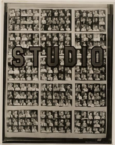 Walker Evans, Penny Picture Display, Savannah, 1936