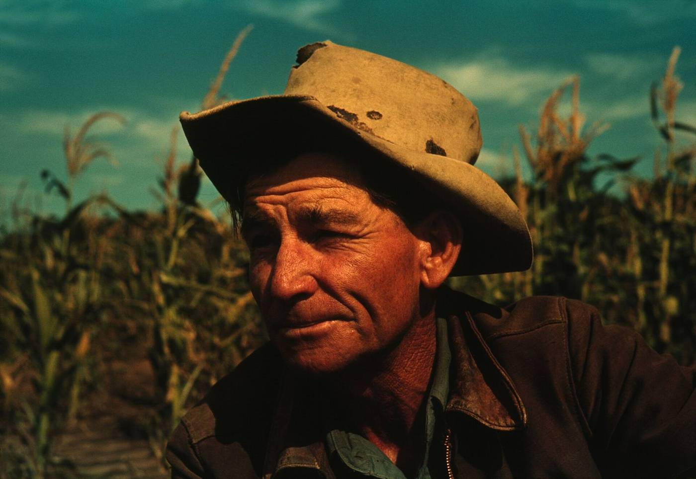 Russell Lee, Jim Norris, fermier à Pie Town, 1940